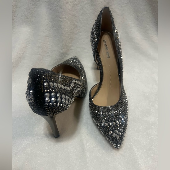 Gianni Bini rhinestone embellishments heels size 9.5 - Picture 2 of 12